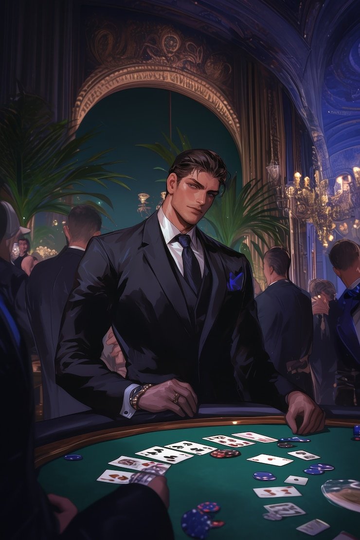 Live dealer at Free Bet Blackjack table on mobile screen